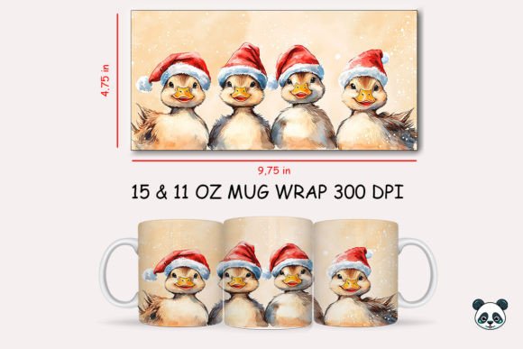 Christmas Duck Mug Wrap 1: A Practical Guide to Festive Sublimation Design