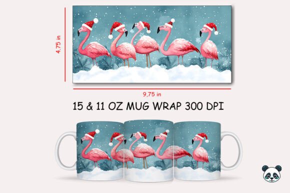Christmas Flamingo Mug Wrap: A Guide to Tropical Holiday Sublimation Designs