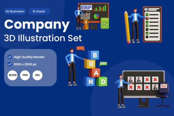 Company 3D Illustration Pack: A Practical Guide for Modern Business Design