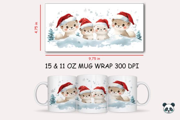 Creating Festive Mugs with the Christmas Ermine Mug Wrap