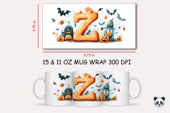 Creating Spooky Magic: A Guide to Halloween Letter Z Mug Wrap Sublimation