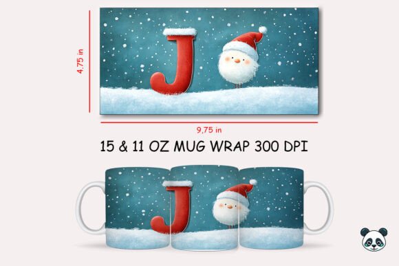 Elevating Sublimation Workflows with the Christmas Baby Letter D Mug Wrap 10