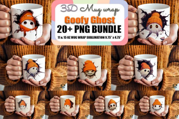Evaluating the Halloween Ghost 3D Mug Wrap Bundle for Sublimation Creators