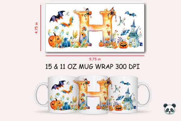 Halloween Letter H Mug Wrap Sublimation 2: A Creative Guide for Custom Drinkware