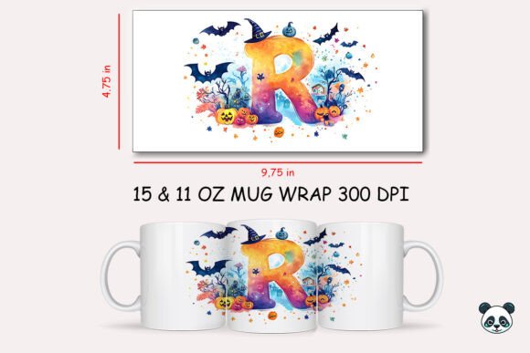 Integrating the Halloween Letter R Mug Wrap Sublimation 1 into Your Seasonal Production Workflow