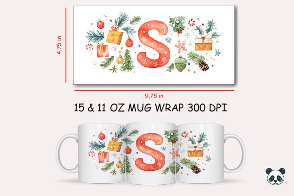 Mastering the Christmas Letter S Mug Wrap Sublimation for Professional Results