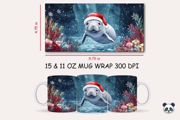 Understanding the Christmas Manatee Mug Wrap 1: A Practical Guide for Sublimation Creators